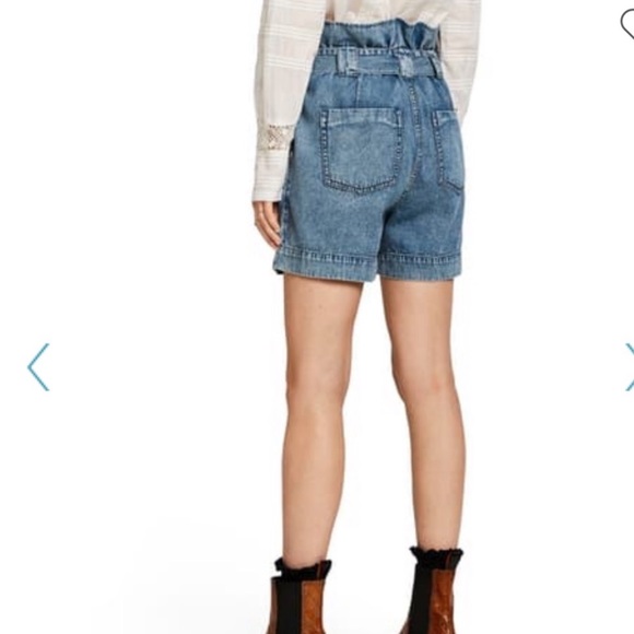 Scotch & Soda Matchy Matchy Paperbag Belted Denim Jean Shorts Size 31. - Picture 2 of 13